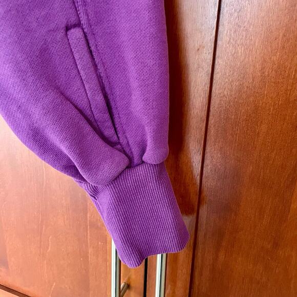 Free People Movement Remi Pullover Sweatshirt High Neck Purple Size Small NEW - Picture 6 of 12